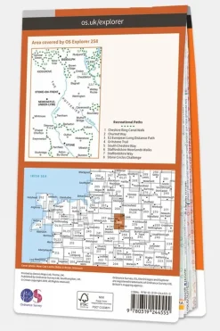 Explorer Map 258 Stoke-on-Trent and Newcastle-under-Lyme