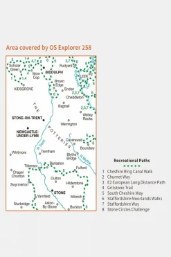 Explorer Map 258 Stoke-on-Trent and Newcastle-under-Lyme