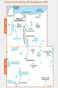 Explorer Map 449 Strath Halladale and Strathy Point
