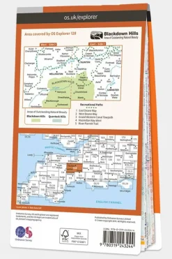 Explorer Map 128 Taunton and Blackdown Hills