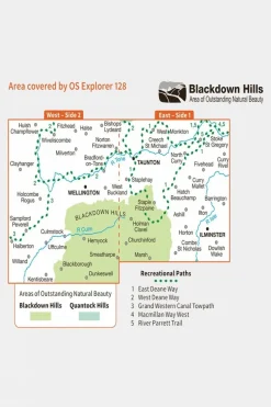 Explorer Map 128 Taunton and Blackdown Hills