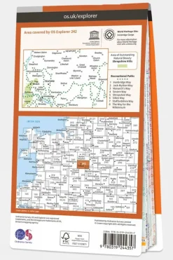Explorer Map 242 Telford, Ironbridge and The Wrekin