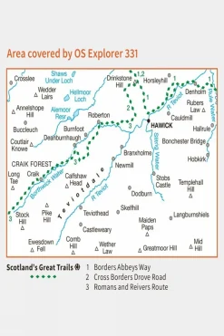 Explorer Map 331 Teviotdale South