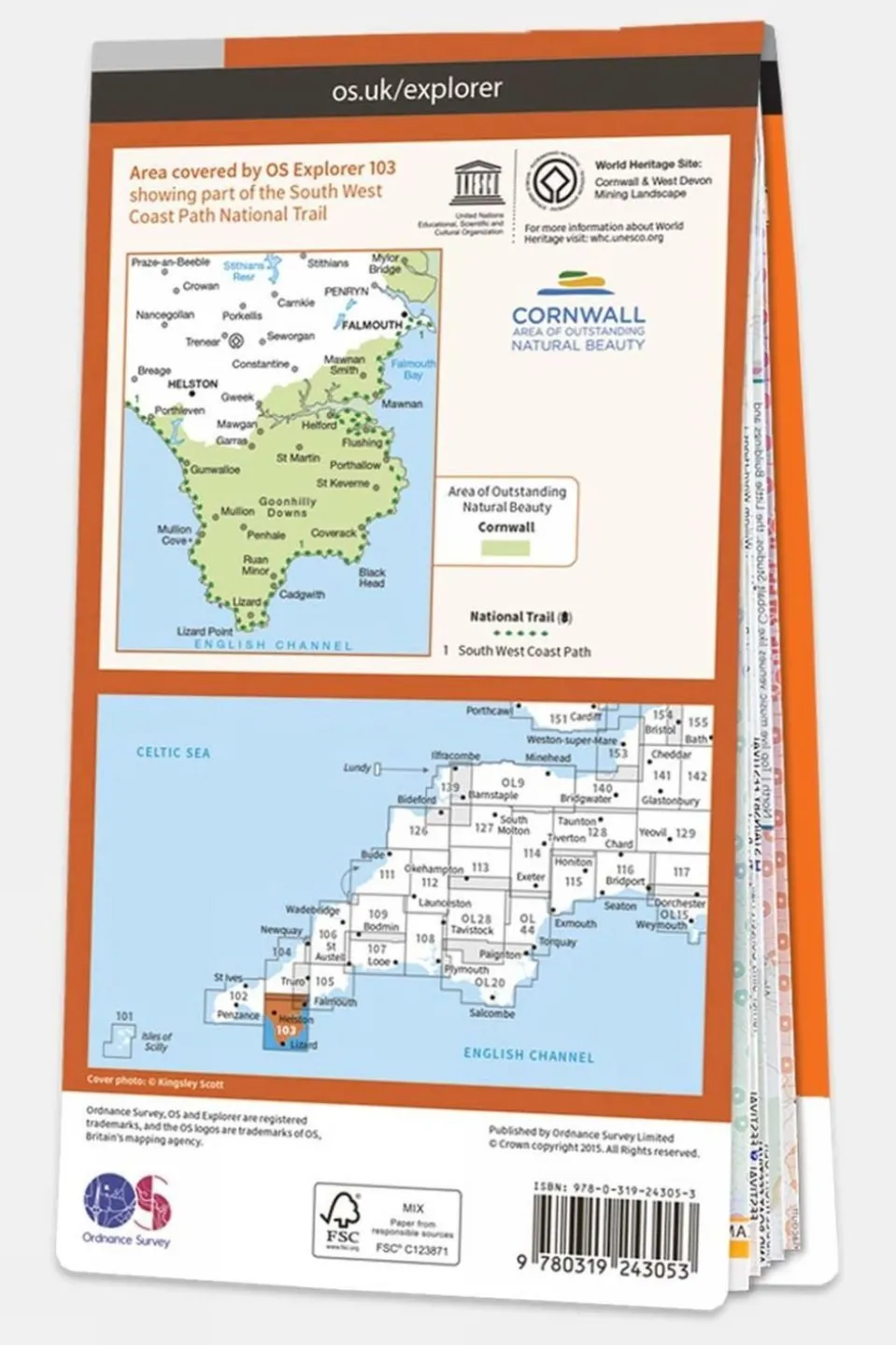 Explorer Map 103 The Lizard