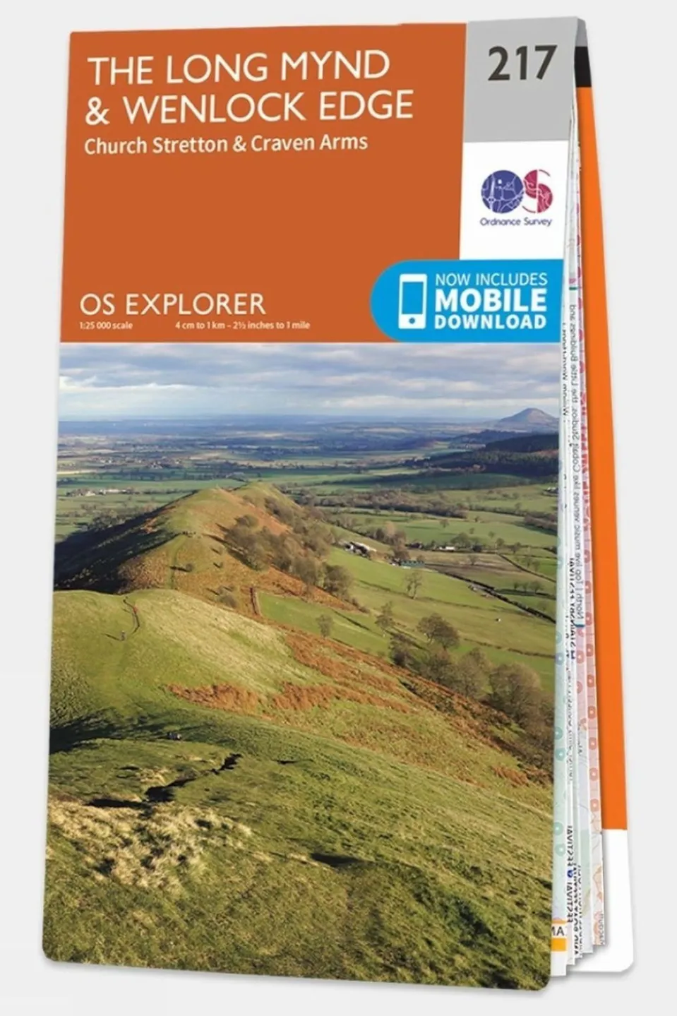 Explorer Map 217 The Long Mynd and Wenlock Edge