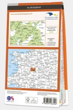 Explorer Map 217 The Long Mynd and Wenlock Edge