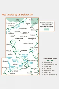 Explorer Map 287 West Pennine Moors