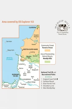 Explorer Map 153 Weston-super-Mare and Bleadon Hill