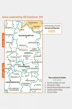 Explorer Map 219 Wolverhampton and Dudley