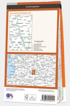 Explorer Map 218 Wyre Forest and Kidderminster