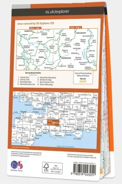 Explorer Map 129 Yeovil and Sherborne