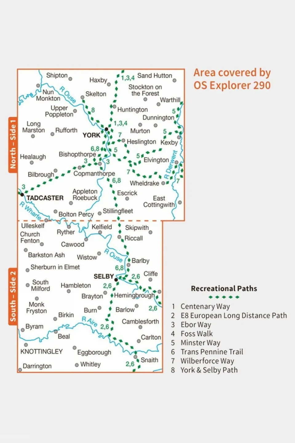 Explorer Map 290 York