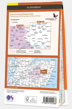 Explorer Map OL59 Aboyne, Alford and Strathdon