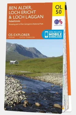 Explorer Map OL50 Ben Alder, Loch Ericht and Loch Laggan