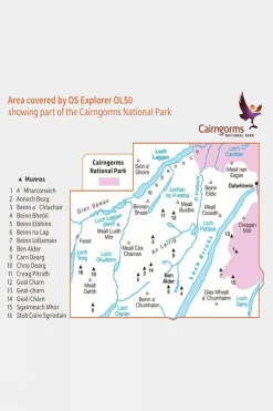 Explorer Map OL50 Ben Alder, Loch Ericht and Loch Laggan