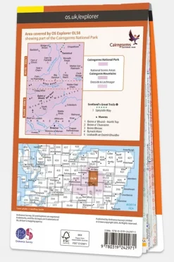 Explorer Map OL58 Braemar, Tomintoul and Glen Avon