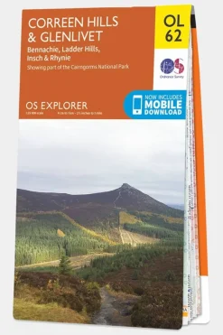 Explorer Map OL62 Coreen Hills and Glenlivet