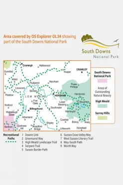 Explorer Map OL34 Crawley and Horsham