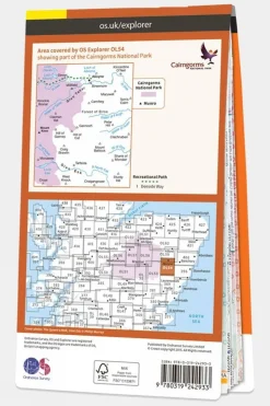 Explorer Map OL54 Glen Esk and Glen Tanar