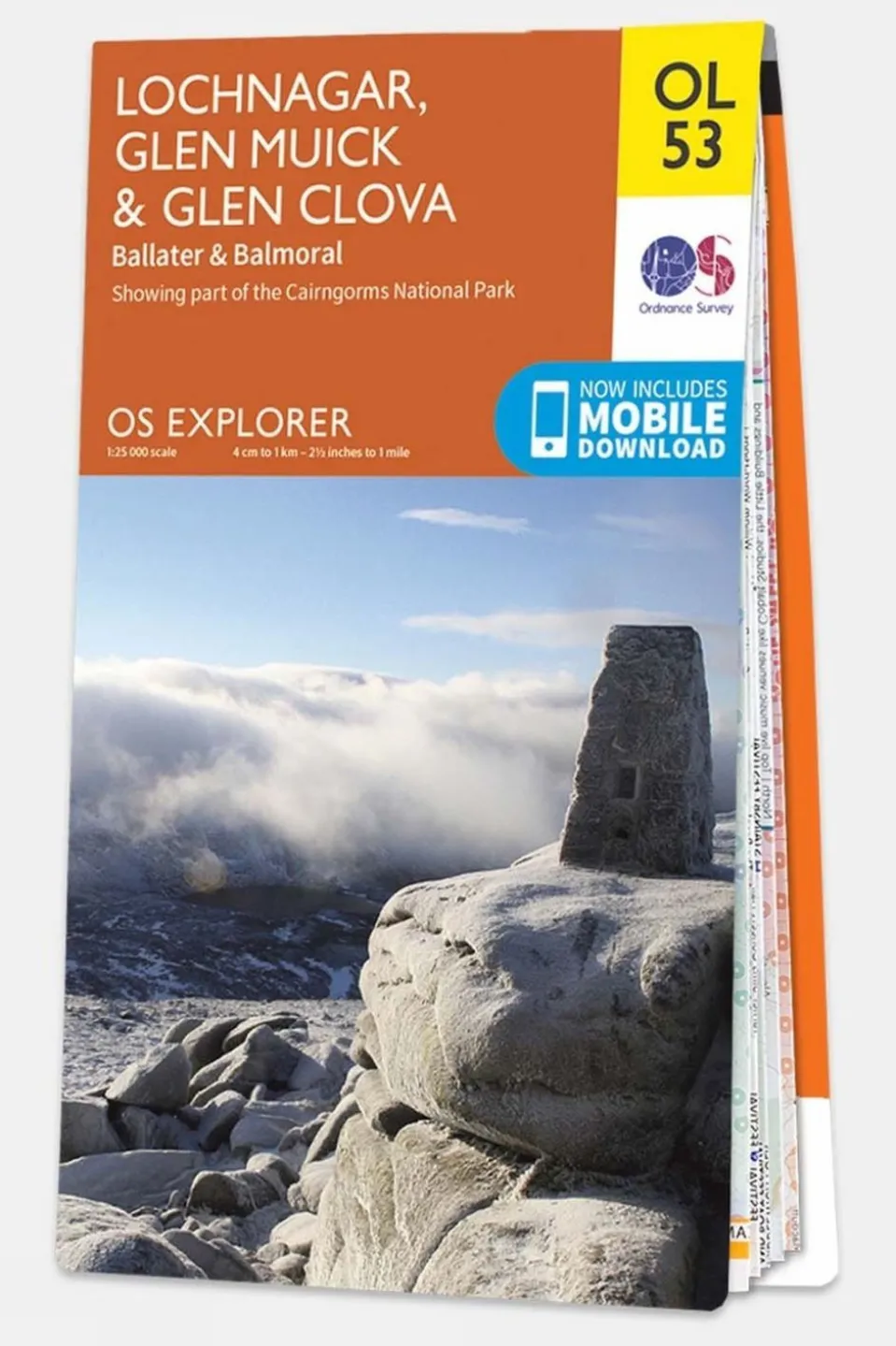 Explorer Map OL53 Lochnagar, Glen Muick and Glen Clova