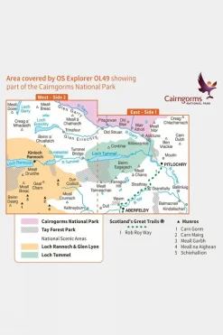 Explorer Map OL49 Pitlochry and Loch Tummel