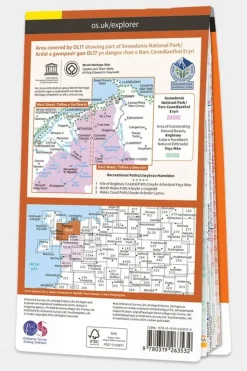 Explorer Map OL17 Snowdon and Conwy Valley