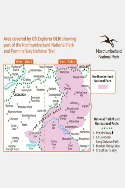 Explorer Map OL16 The Cheviot Hills