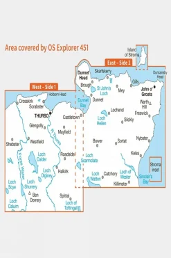 Explorer Maps 451 Thurso and John o' Groats