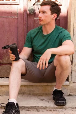 Flip-Top Thermal Mug