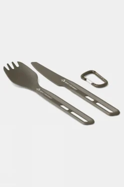 Frontier Ultralight 2 Piece Spork & Knife Cutlery Set