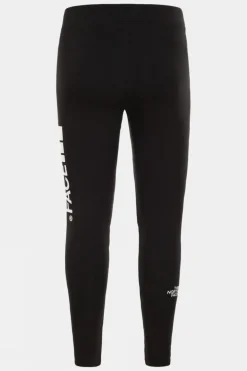 Girls Cotton Blend Big Logo Leggings 14+