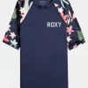 Girls Printed Short Sleeve Rashguard