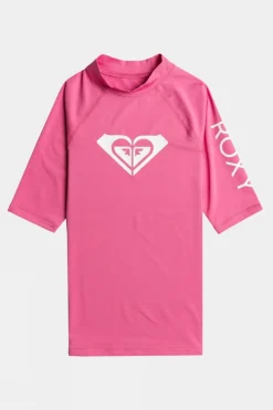 Girls Wholehearted Short Sleeve Rash Vest
