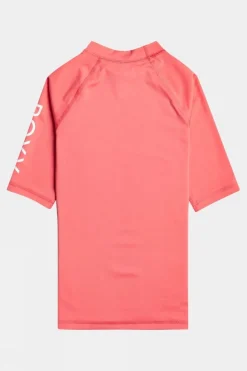 Girls Wholehearted Short Sleeve Rash Vest 14+