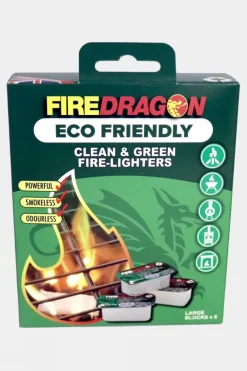 Green & Clean Solid Fuel Fire Lighters - 6 Pack
