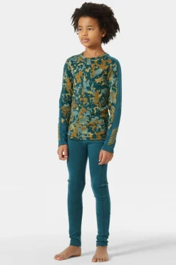 Juniors Graphic Lifa Merino Base Layer Set