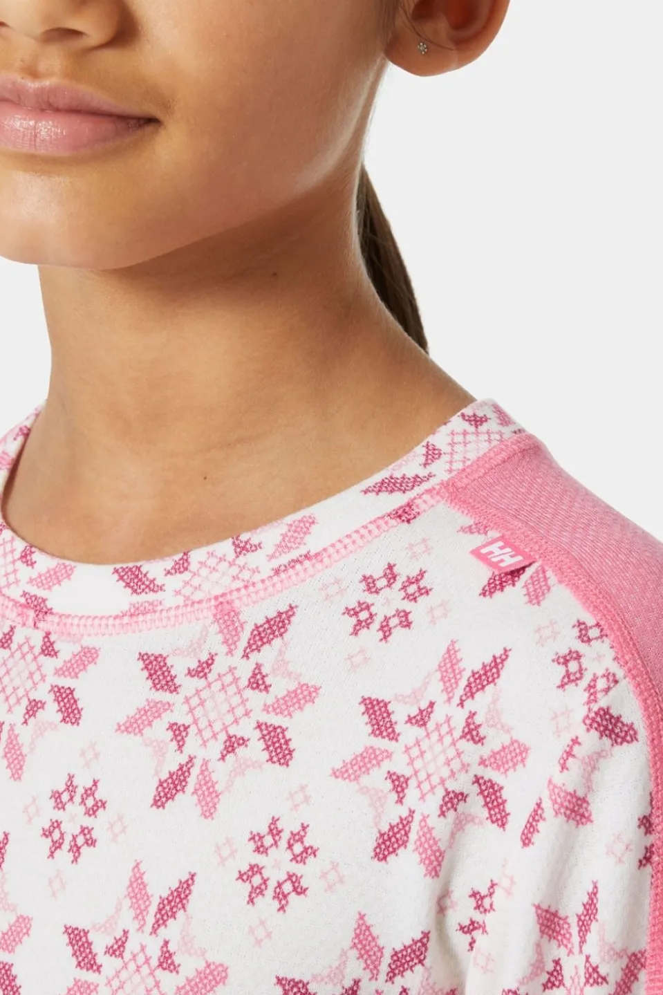 Juniors Graphic Lifa Merino Base Layer Set 14+