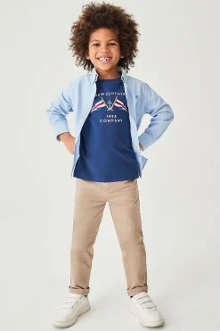 Kids Embroidered Logo T-Shirt