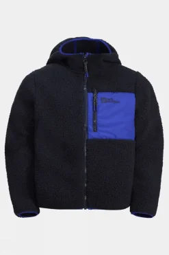 Kids Ice Curl Hood Fleece Jacket
