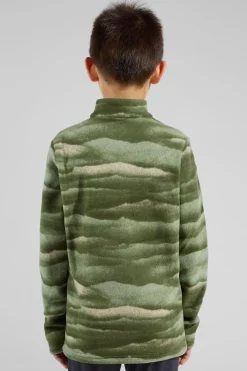Kids Roy Graphic Half Zip Mid Layer Fleece