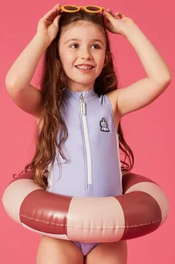 Kids Short Sleeve Swimsuit