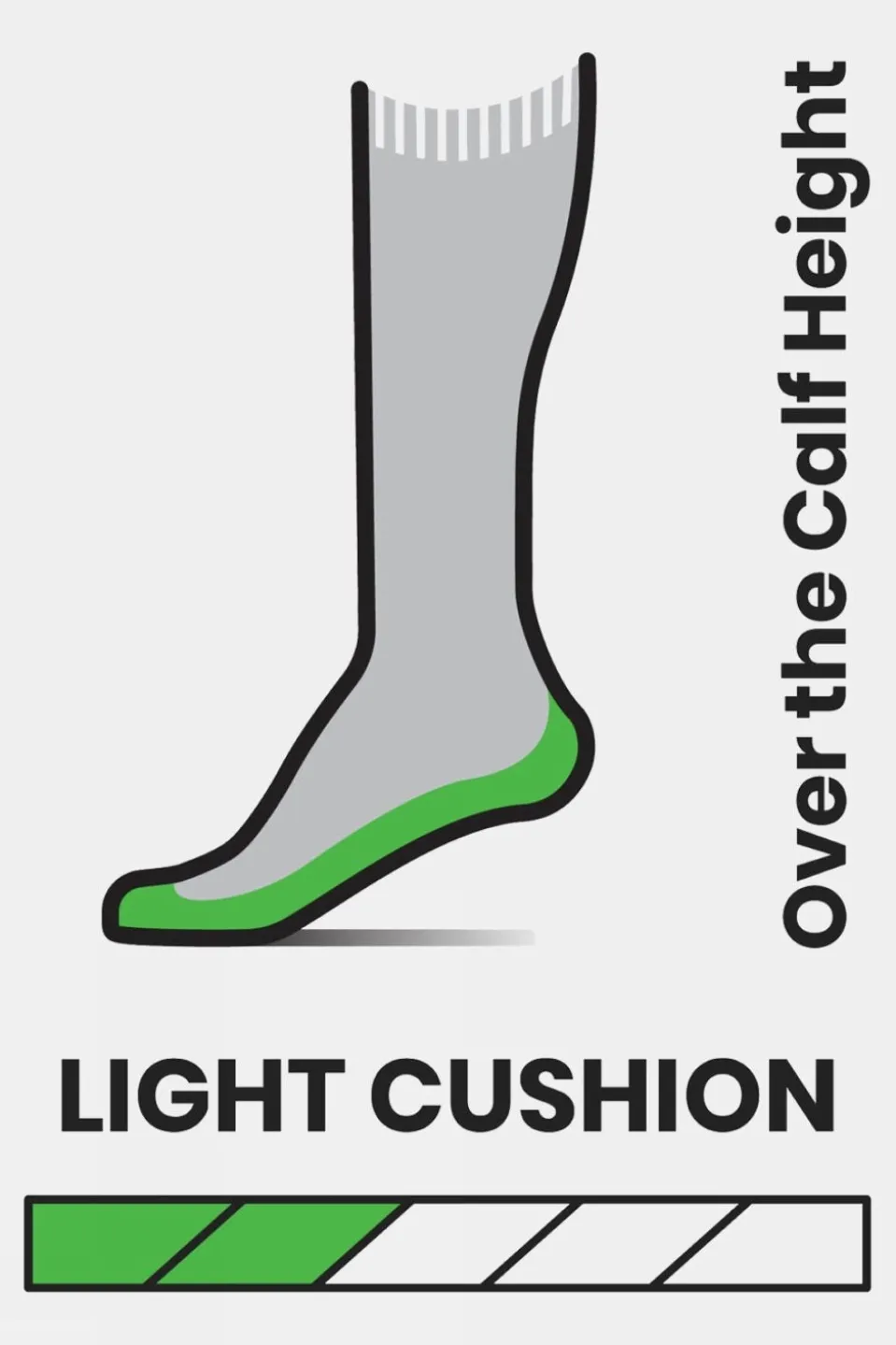 Kids Ski Light Cushion OTC Socks