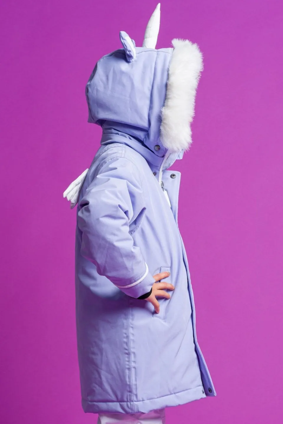 Kids Sparkle The Unicorn Winter Jacket