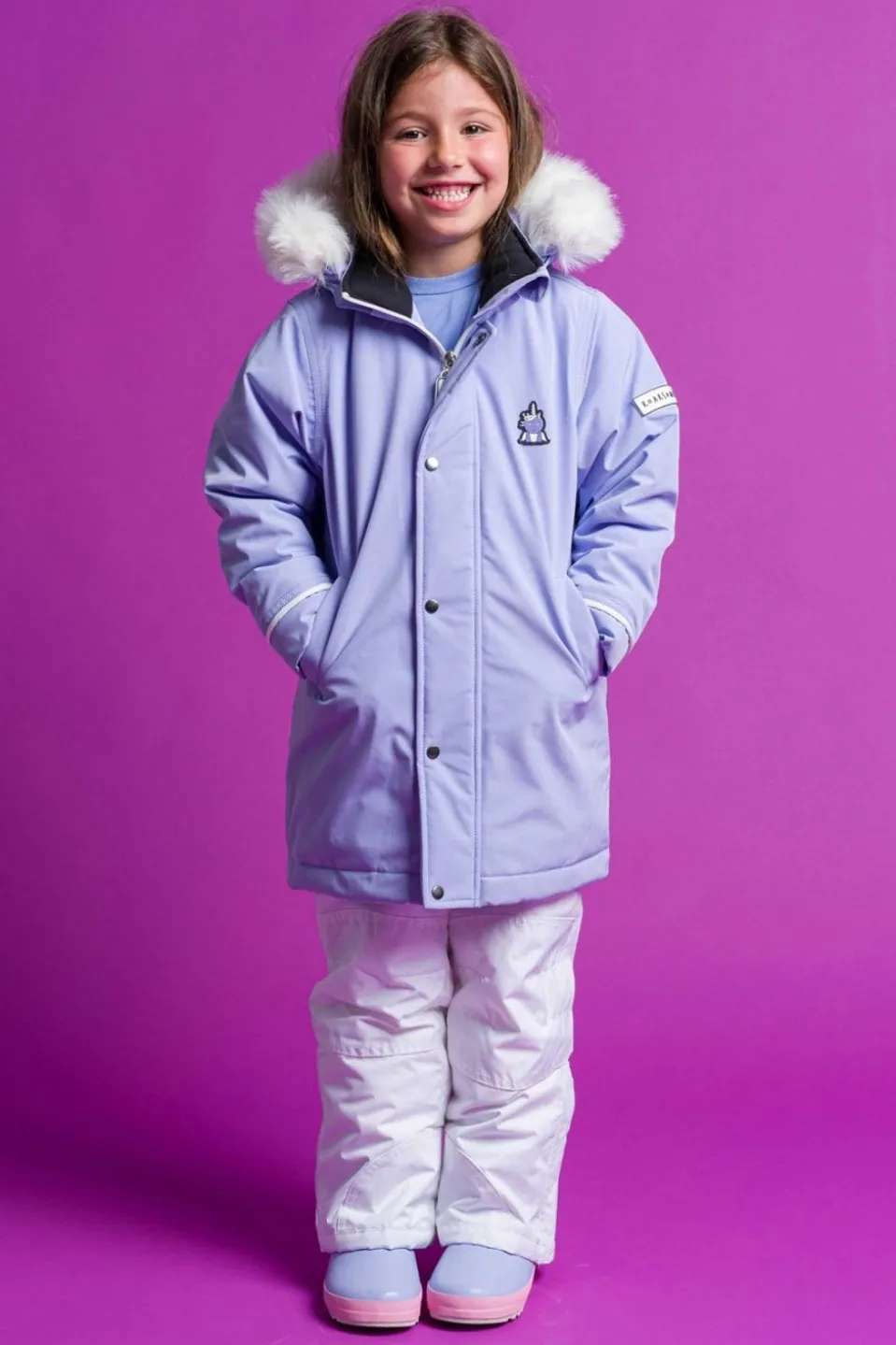 Kids Sparkle The Unicorn Winter Jacket