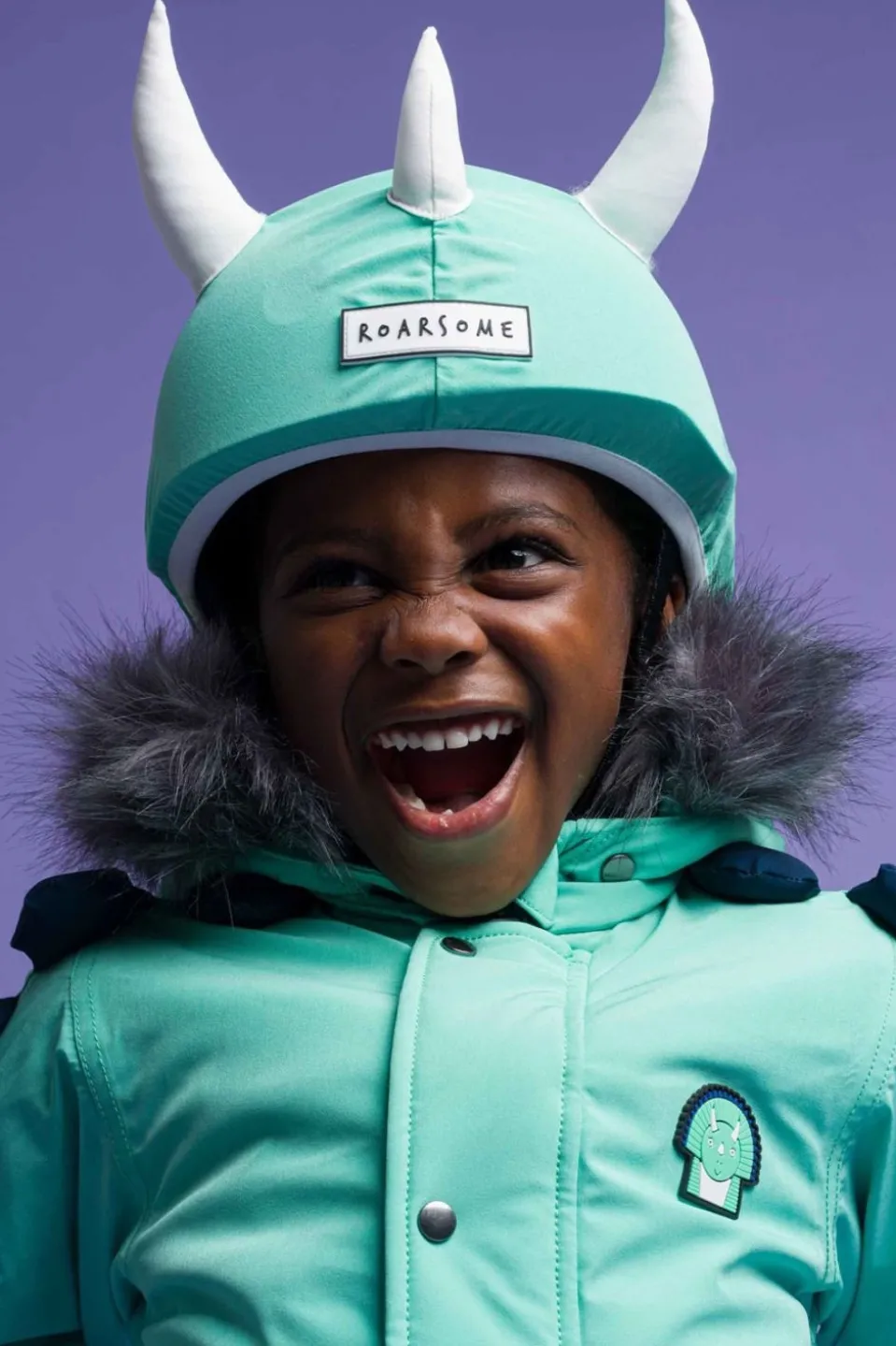 Kids Spike The Dinosaur Helmet Cover