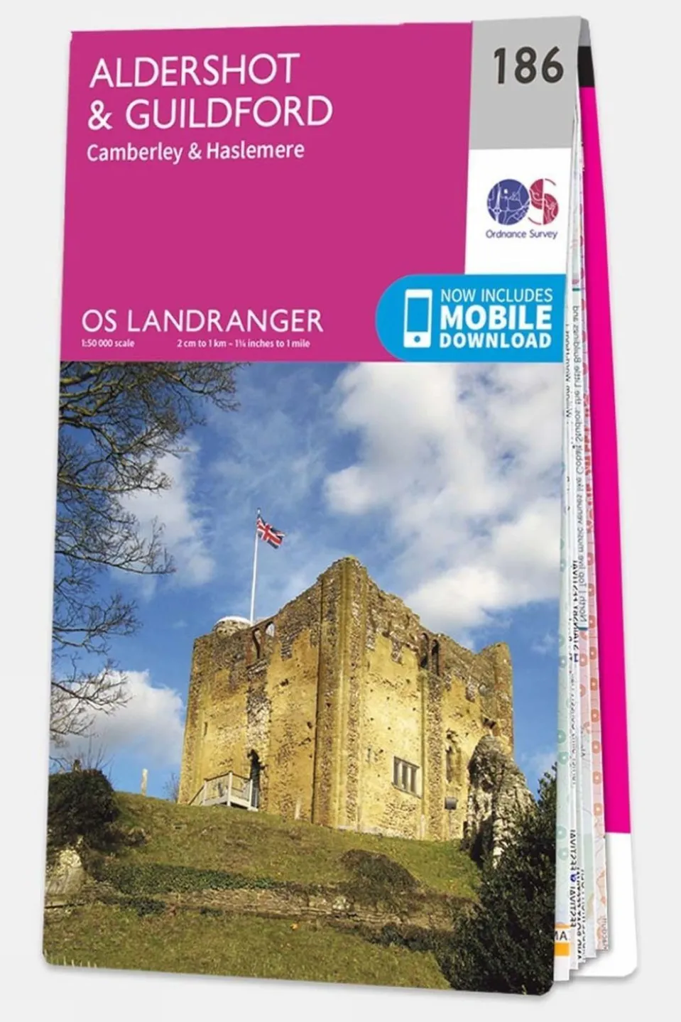 Landranger Map 186 Aldershot and Guildford