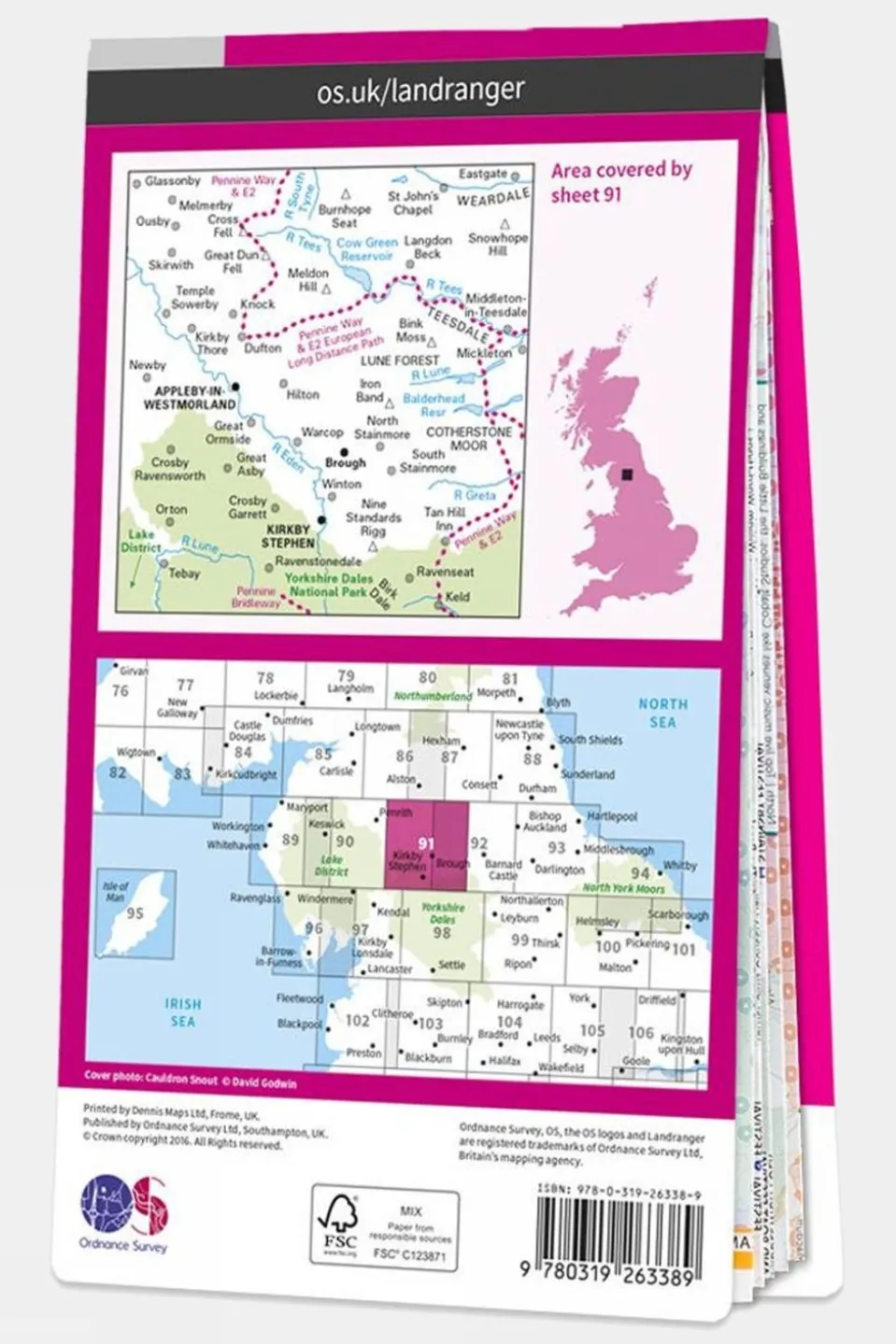 Landranger Map 91 Appleby-in-Westmorland