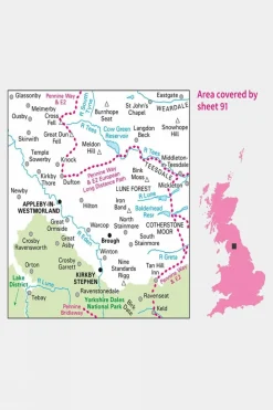 Landranger Map 91 Appleby-in-Westmorland