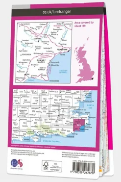 Landranger Map 189 Ashford and Romney Marsh