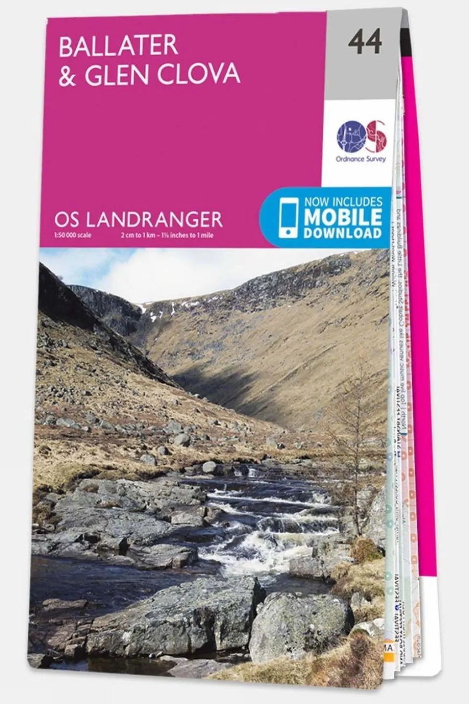 Landranger Map 44 Ballater and Glen Clova